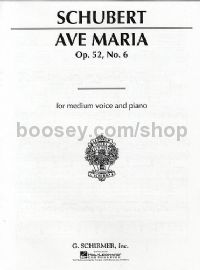 Ave Maria in Abmaj for Medium Voice & Piano