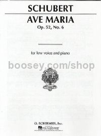 Ave Maria : Low Eng/ger/latin (In G)