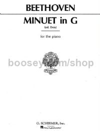 Minuet In G (Piano)