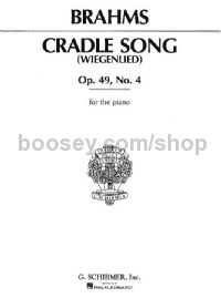 Cradle Song (Wiegenlied) Op.4 No.4