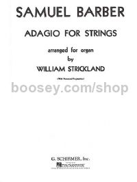Adagio for Strings Organ (arr. Strickland) ST41760