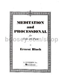 Meditation And Processional - Viola