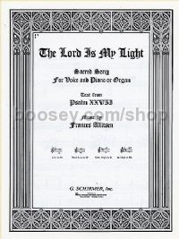 Lord Is My Light in Eb High Voice & Piano/Organ St44301