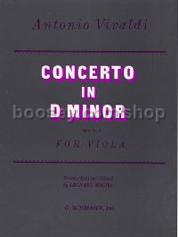 Concerto Dmin Fi/176 Op. 3/6 viola