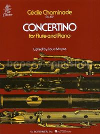 Concertino Op. 107 Flute/piano (Schirmer)