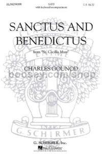 Sanctus And Benedictus (St. Cecilia Mass) - SATB