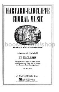 Giovanni Gabrieli In Ecclesiis - Soprano & SATB