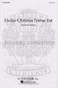 Hodie Christus Natus (Motet) - SATB