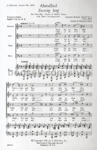 Abendlied Op. 92 No. 3 - SATB