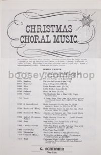 The Birth Of Our Lord And Saviour, Jesus Christ Chor - SATB