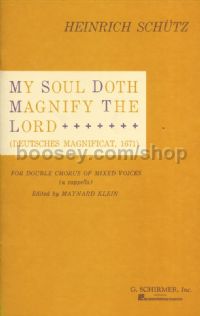 My Soul Doth Magnify The Lord (Deutsches Magnificat) - SATB