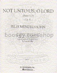 Not Unto Us O Lord (Psalm 115) - SATB