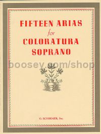 15 Arias For Coloratura Soprano Ed1789