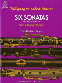 6 Sonatas for Flute/Piano K10, 11, 12, 13, 14, 15