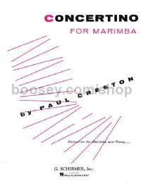 Concertino for Marimba - marimba & piano reduction