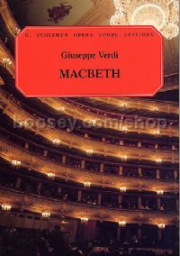 Macbeth Vocal Score P/b Ed2755 (Schirmer Opera Score Editions)