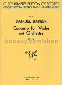 Violin Concerto Op 14 (study score)