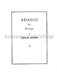 Adagio For Strings Full Score