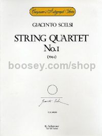String Quartet No.1 - Score & Parts