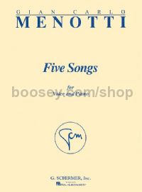 Five Songs - Vocal Score