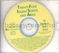 24 Italian Songs/arias (Medium Low CD Only) 