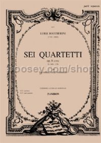 6 Quartetti Op. 8 G.165-170