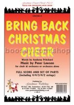 Bring Back Christmas Cheer for orchestra (score & parts)
