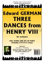 Three Dances from Henry VIII for orchestra (score & parts)