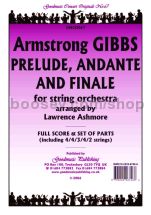 Prelude, Andante and Finale for string orchestra (score & parts)