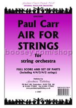 Air for Strings for string orchestra (score & parts)