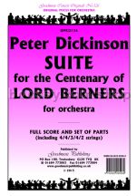 Suite for the Centenary Lord Berners for orchestra (score & parts)