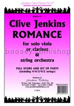 Romance for string orchestra (score & parts)