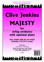 Majesty for string orchestra (score & parts)