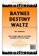 Destiny Waltz for orchestra (score & parts)