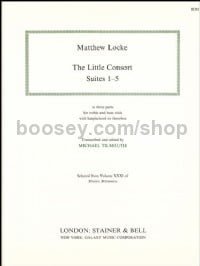 The Little Consort. Suites 1-5. For Treble and Bass Viols with Harpsichord or Theorbos