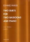 Two Duets for Two Bassoons and Piano