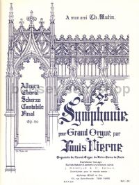 Symphonie No.2, Op.20 (Organ)