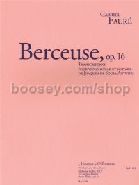 Berceuse, op. 16 (3'02'') transcription pour violoncelle et guitare
