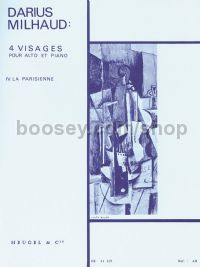 La Parisienne, no. 4 from Quatre Visages for viola and piano