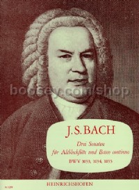 Drei Sonaten BWV 1033 - 1035 (Score & Part)