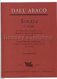 Sonata g-Moll (Score & Part)