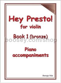 Hey Presto! for Violin Book 1 (Bronze) – Piano accompaniments