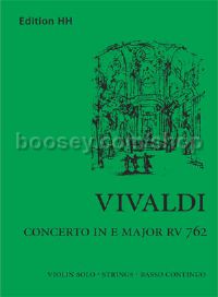 Concerto E major RV 762 (Piano Reduction)