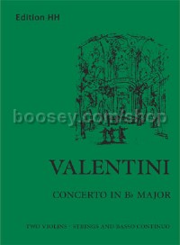 Concerto Bb Major (Full Score)