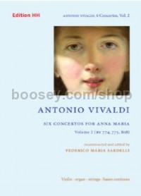Six concertos for Anna Maria 2 RV 774, 775, 808 Volume 2