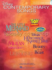 Disney Contemporary Songs high Voice (Book & CD)
