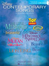 Disney Contemporary Songs low Voice (Book & CD)