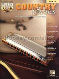 Harmonica Play Along 5 Country Classics (Book & CD)