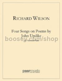 Four Songs on Poems of John Updike for medium voice & piano