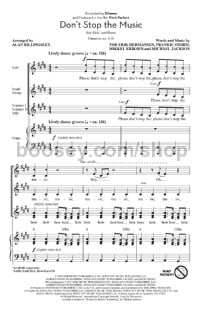 Don't Stop the Music (SATB)